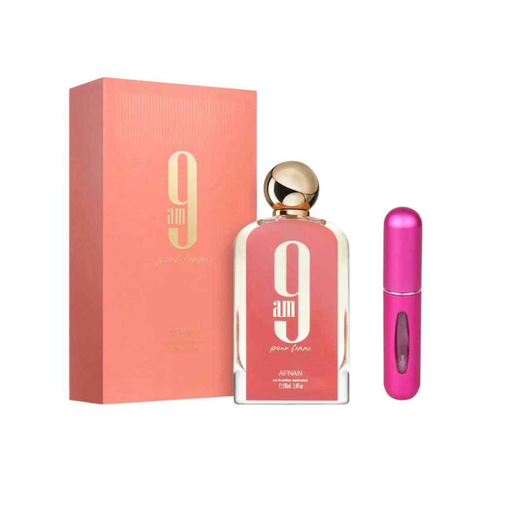 PERFUME 9 AM POUR FEMME + PERFUMERO